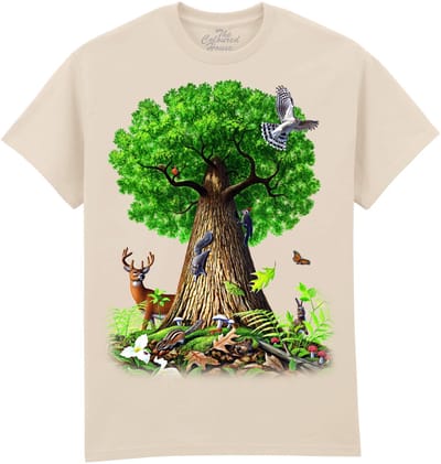 Levensboom Tree Of Life Animals The Coloured House T-shirt M