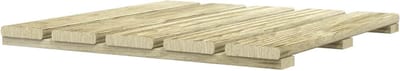 Terrastegels - Balkonvloer - Buiten Leven - Natuurlijke Houtlook - 6 stuks 50x50 - Groen
