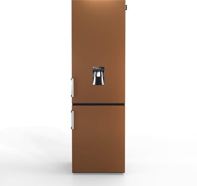 Nunki Large H2O – Koel-vriescombinatie – Waterdispenser – E-klasse – 268 liter – Brown Matte Metallic