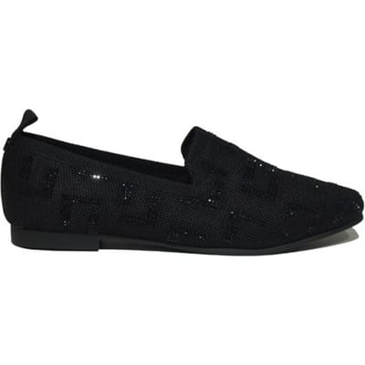 La Strada Loafer Zwart Knitted - Damesschoenen - Maat - 40