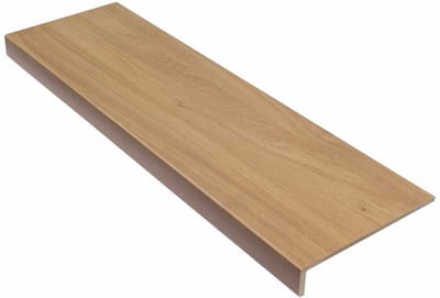 Traprenovatie overzettrede met neus | Laminaat | Texas oak | Warme eik | 100 x 30 cm