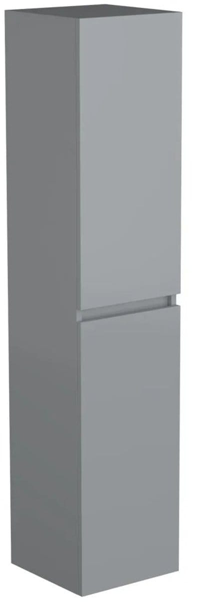 Dutchline Badmeubel Kolomkast - Mat Grijs - 160x35cm - 2 Deuren
