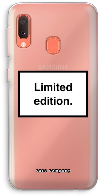 Case Company® - Hoesje geschikt voor Samsung Galaxy A20e hoesje - Limited edition - Soft Cover Telefoonhoesje - Bescherming aan alle Kanten en Schermrand