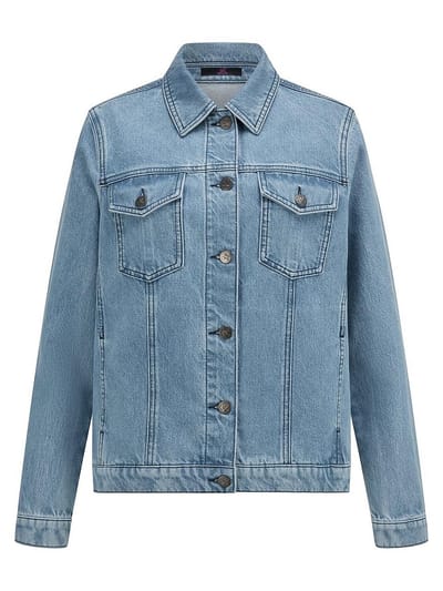 Denim jasje Van Emilia Lay blauw