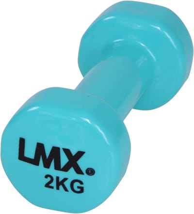 LMX Vinyl dumbbellset l 2kg l Blauw
