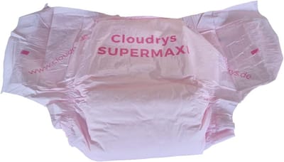 Luxe Roze Incontinentieluier voor Volwassenen met Plastic Folie Maat L