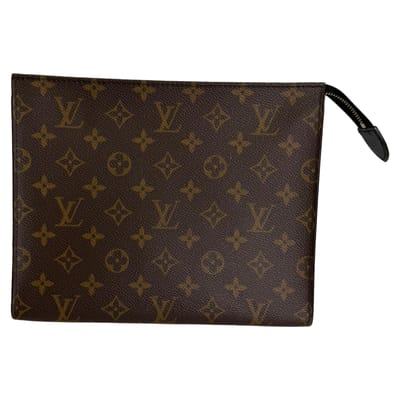 Louis Vuitton Poche Toilette NM Cosmetica Pouch in Bruin Leer