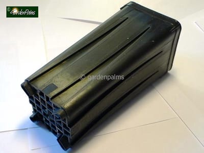 10x Diepe vierkante  Palmpot Sleeve 7x7x18cm , 0,7 ltr - Kweekpot - Boompot