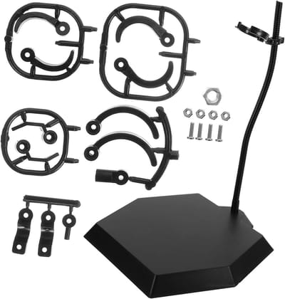 Displaystandaard Figuren - Modelhouder - Verzamelingen Tonen - Verstelbaar Ontwerp - 28.5 x 21 x 20 cm - Zwart