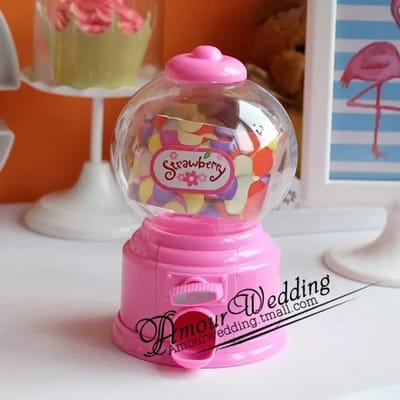 Snoepautomaat Kauwgomballen Dispenser Spaarvarken Muntensorteerder Geldkist Roze Snoepdispenser Kinderverjaardagsfeest Decoratie Cadeau