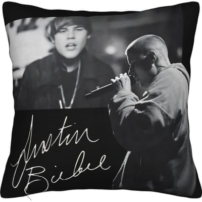 Bieberchella Justin Bieber Concert 2026 Kussensloop Merchandise Print Kussenhoes Decoratie Kussensloop Hoes Huis Meerdere Maten 30×30cm