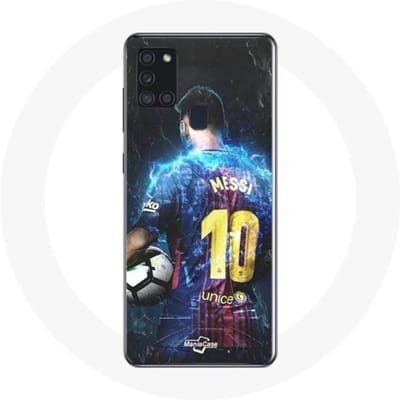 Hoesje Samsung Galaxy A21S Lionel Messi Voetbalclub van Barcelona FCB