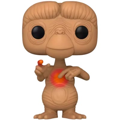 Funko E.T. - E.T. 40th Anniversary POP! Movies E.T. With Heart (Glow In The Dark) 9 cm Verzamelfiguur - Multicolours