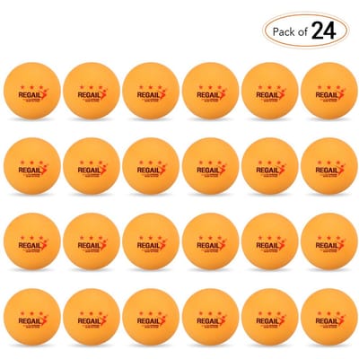 24 stuks 3-sterren 40mm tafeltennisballen pingpongballen amateur gevorderde training oefenballen