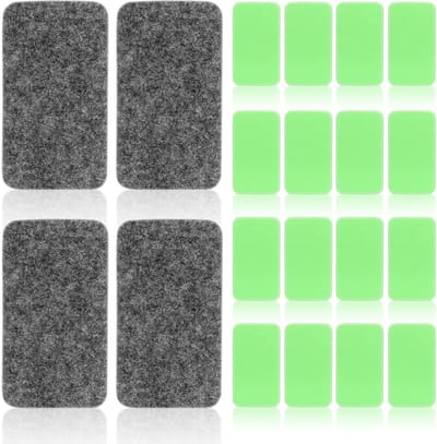 Whiteboard-gum met groen vilt, efficiënte bordwisser voor leraren, kantoor en thuis, voor klaslokaal en schoolspullen, kleine duurzame gum voor