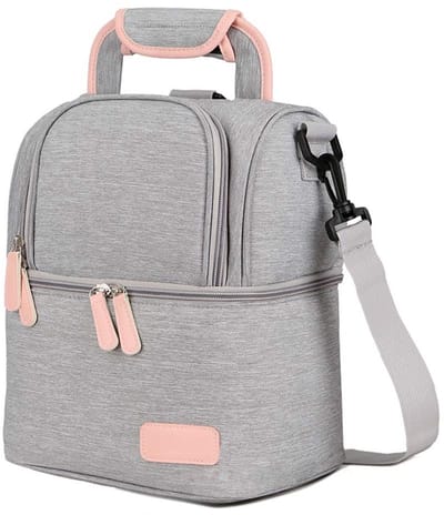 Dailygoods- Koeltas Waterdicht - Draagbare Thermo-geïsoleerde Rugzak - Grote Capaciteit - Borstmelk Organizer - Premium Isolatie - Afmetingen 22x15x27 cm - Borstmelkkoeler