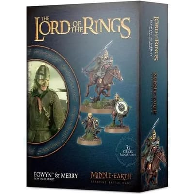 Set van 3 23-delige figuurtjes Games Workshop Warhammer Middle Earth - Éowyn et Merry