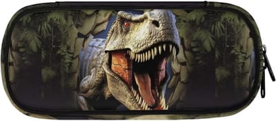 Pennenetui Grote Capaciteit - Etui Schoolbenodigdheden - Bureau Organizer - Schattig Dinosaurus Ontwerp - Eén Maat