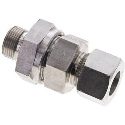 20S (M30x2) & G3/4'' Regeling-In RVS Terugslagklep Snijring Buitendraad 1-400 bar ISO 8434-1
