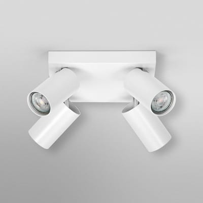 OSRAM LED SPOT OCTAGON PL 4 x 3,4W, GU10, 920lm, wit, 2.700K kleurtemperatuur, warm witte lichtkleur, tijdloos ontwerp, vervangbare ledlamp, ideaal voor interieurs, CRI 90, verstelbare koppen