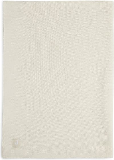 Jollein - Deken Ledikant 100x150cm Basic Knit - Dekentje Baby - Ivory
