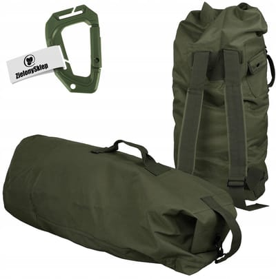 Grote Militaire Duffle Bag - 75L - Waterdicht - Olijfgroen