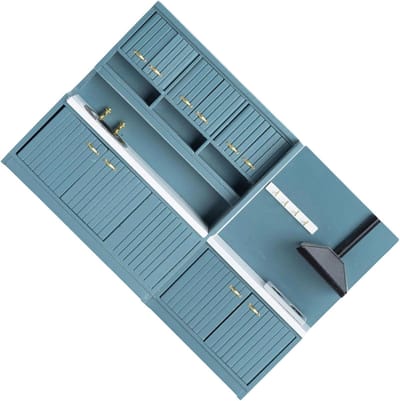Miniatuur Keuken - Poppenhuis Meubels - Decoratie Poppenhuis - Houten Vakmanschap - Schaal 1:12