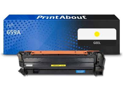 PrintAbout huismerk Toner 659A (W2012A) Geel Geschikt voor HP