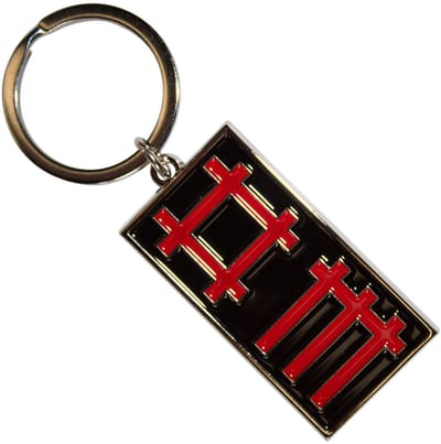 Depeche Mode - Logo Sleutelhanger - Zwart/Oranje