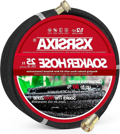 Soaker slang - Druppelslang tuin - Planten water geven - Ultraflexibel rubber - 76 meter - Zwart