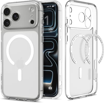 Spigen Geschikt voor Apple iPhone 17 Pro - Ultra Hybrid MagFit - Geschikt voor Mag - Back Cover Hoesje - Frost White