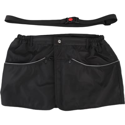 Hondentrainer Schort Shorts Waterdicht met Grote Capaciteit Zakken Hondentraining Taille Buidel Voor black