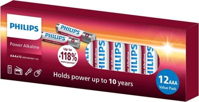 Philips Power Alkaline – AAA – 12 stuks
