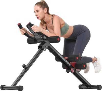 Verstelbare Ab Workout Apparatuur voor Thuisgym - Full Body Krachttraining en Opvouwbare Taille Trainer