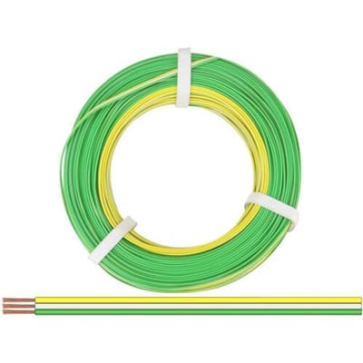 Donau Elektronik 325-354-25 Draad 3 x 0.25 mm² + 3 x 0.25 mm² Geel, Wit, Groen 25 m