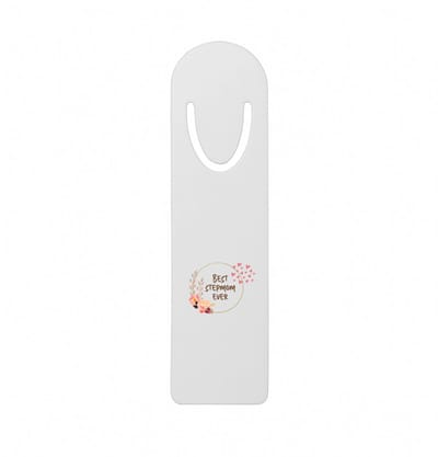 Hacebo® - Bonusmoeder cadeau - metalen boekenlegger - Stiefmoeder cadeau - Bonusmama - Stiefmoeder cadeautjes - Moederdag cadeau - mamacadeautjes verjaardag - liefste mama - Bonusmama Bladwijzer boekenleggers - 12.7 cm x 3.2cm