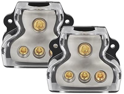 3-weg stroomverdeling blok voor auto audio splitter - Set van 2