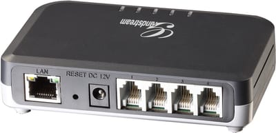 Grandstream Handytone HT704 IP / VoIP / SIP naar analoog converters - ATA - 4x FXS - 4x SIP-accounts