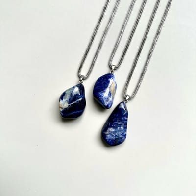Gemstone ketting Sodaliet