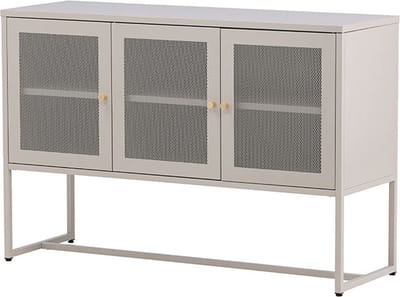 Malla dressoir 3 deuren beige.