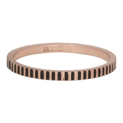 iXXXi Vulring 2mm Cartels ring Mat Rosegoudkleurig - maat 17