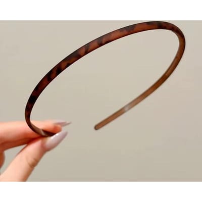 Azijnzuur Haarbanden Vintage Franse Hoofddeksels Luipaard Matte Hoofdband Hoofdtooi Koffie Koreaanse Stijl Haar Hoepel Haaraccessoires black