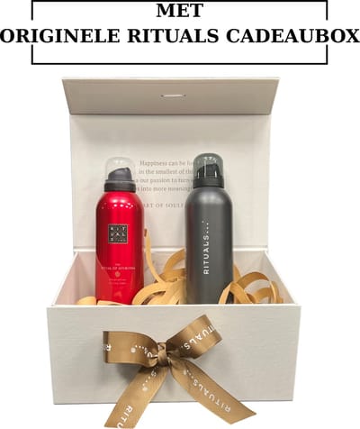 Rituals - Ayurveda - Homme - Geschenkset - 2X Shower Gel a 200 ml = 400 ml in Originele RITUALS Cadeaubox - Douchegel - Doucheschuim