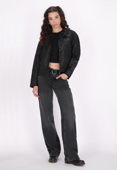 TUFFSKULL Blouson Dames Grijze camouflage