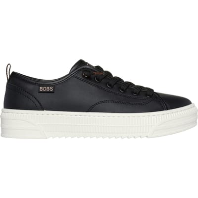 Skechers Copa-platformsneakers met bobkapsel voor dames (Zwart)