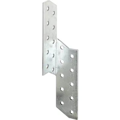Alberts Verbindingshoek - Verzinkt Staal - Rechts - 32x32x170mm