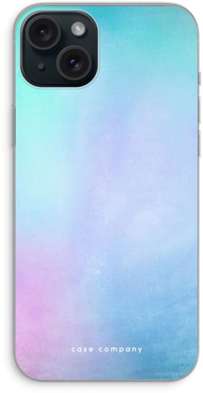 Case Company® - Hoesje geschikt voor iPhone 15 Plus hoesje - Mist pastel - Soft Cover Telefoonhoesje - Bescherming aan alle Kanten en Schermrand