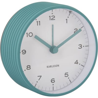 Karlsson - Wekker Circus Rings - Turquoise blue