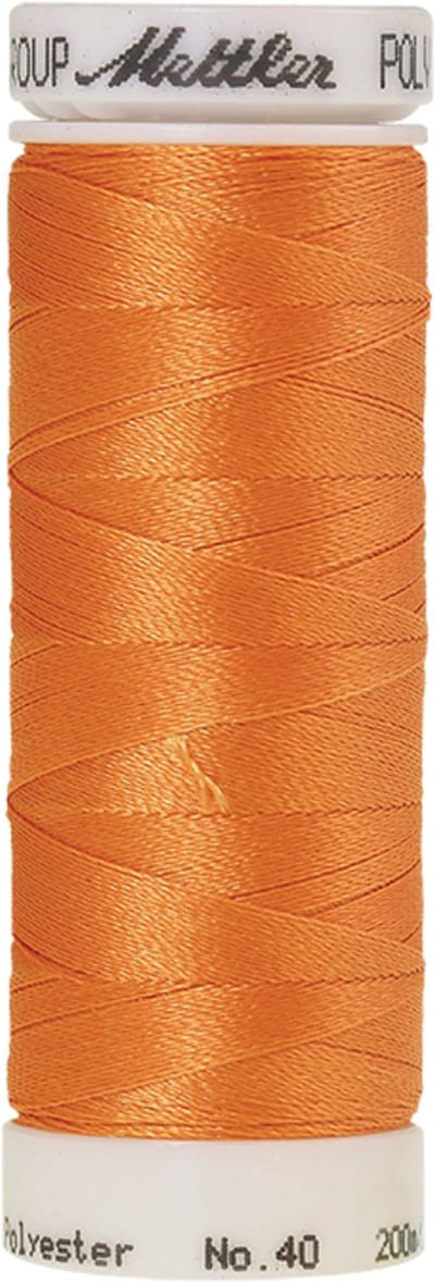 Mettler borduurgaren - Oranje - Nr 1010 - Polysheen - 200 meter