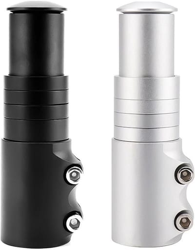 Verstelbare fiets stuurpen set, verlengstuk voor fietsstuur, aluminium fietsaccessoires voor optimale rijervaring